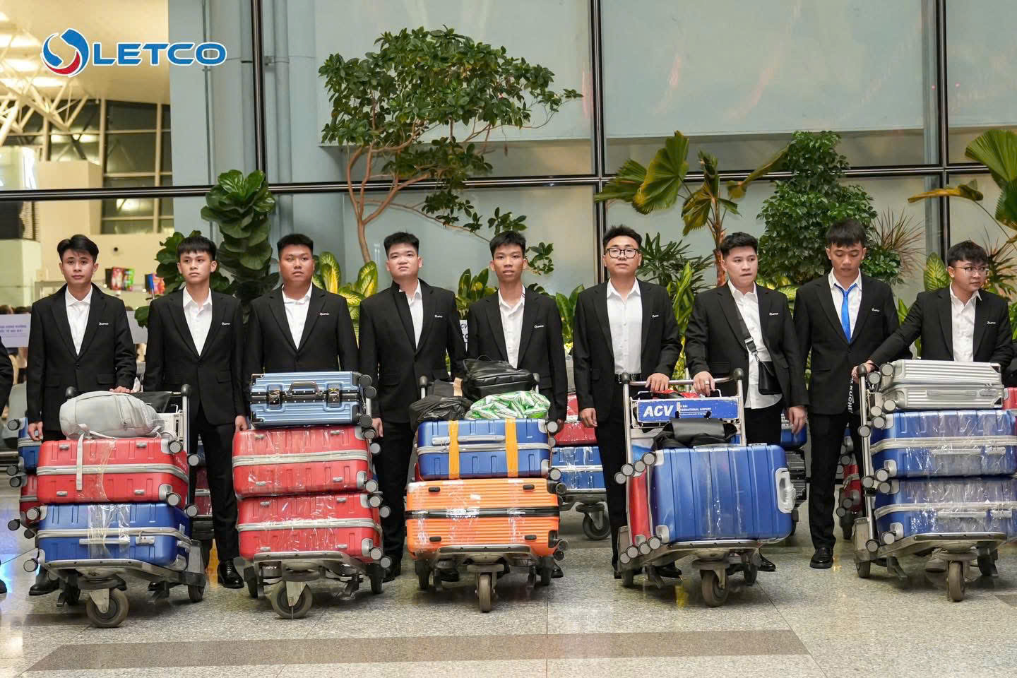 Hành lý đã sẵn sàng cho hành trình sang Nhật Bản